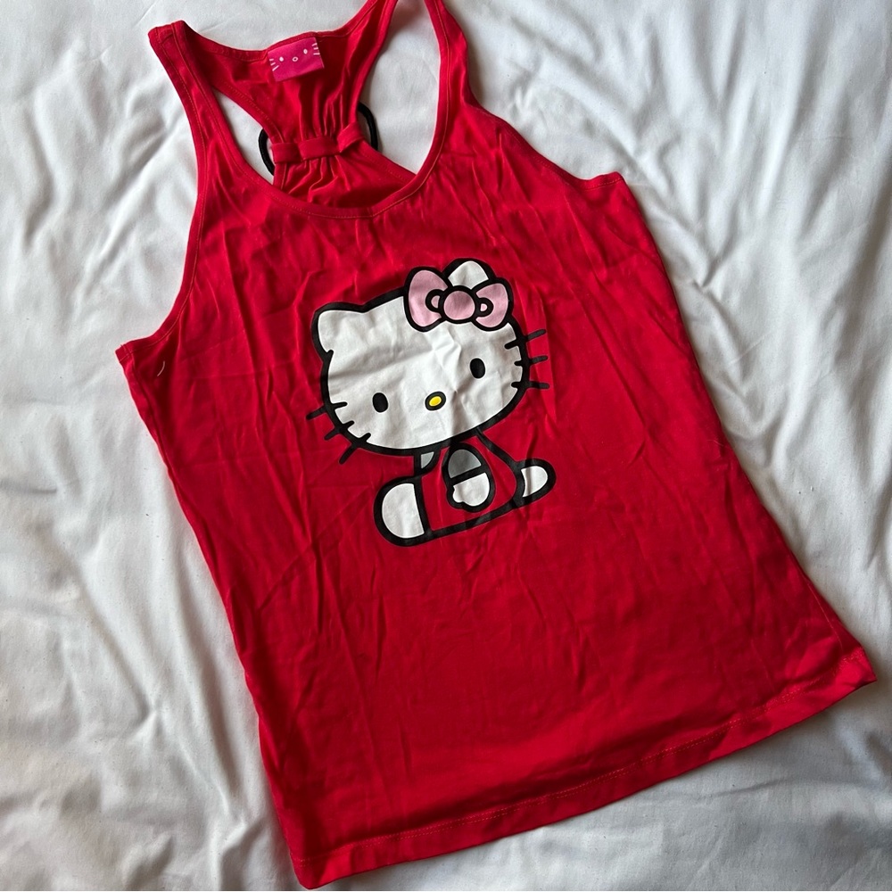 Hello Kitty Red Pajama Tank Top